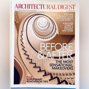 November 2015 Architectural Digest Before & After Makeovers Renovation Tips